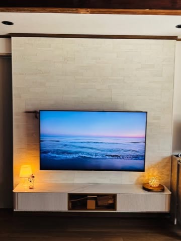 古民家のテレビまわりを整えた投稿